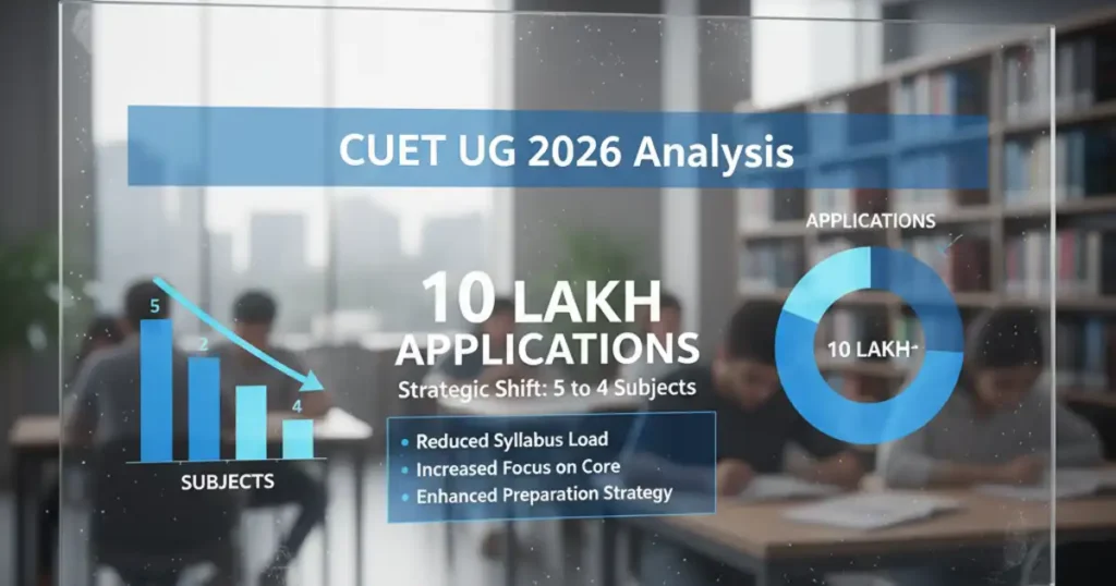 CUET UG 2026 Analysis: 10 Lakh Applications