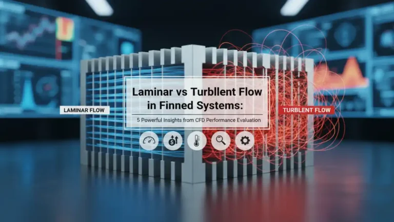 Laminar vs Turbulent Flow in Finned Systems: 5 Powerful Insights from CFD Performance Evaluation