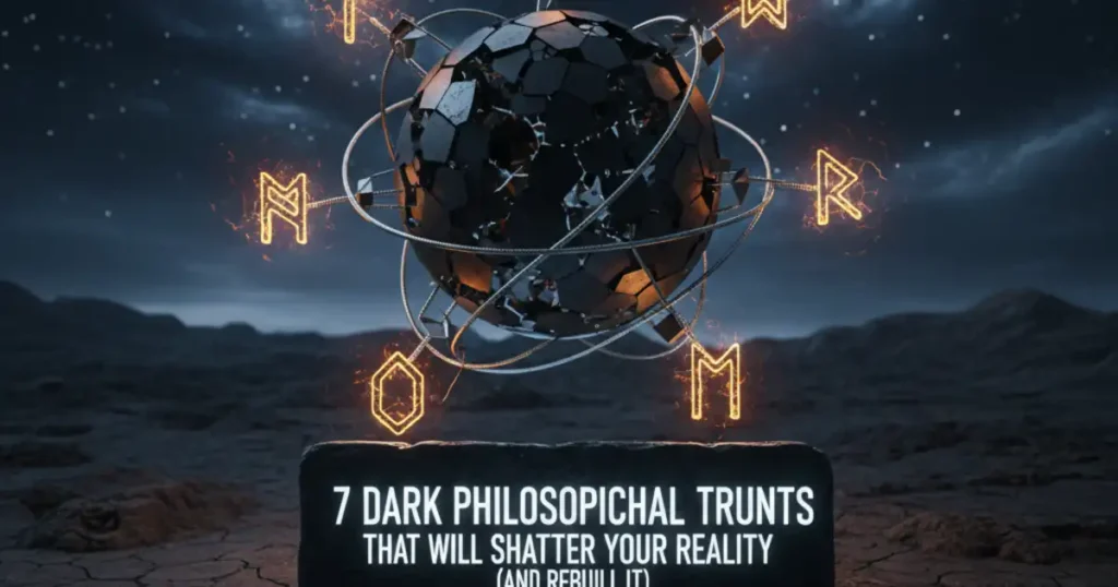 7 Dark Philosophical Truths That Will Shatter Your Reality (And Rebuild It)