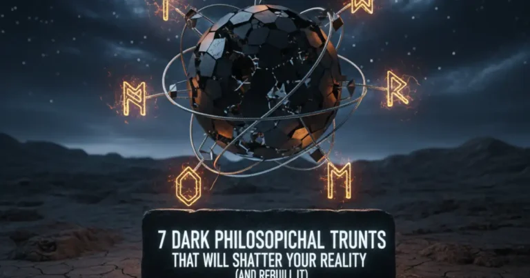 7 Dark Philosophical Truths That Will Shatter Your Reality (And Rebuild It)
