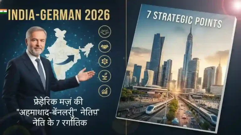 India-German 2026: Friedrich Merz की 'अहमदाबाद-बेंगलुरु' नीति के 7 रणनीतिक मायने