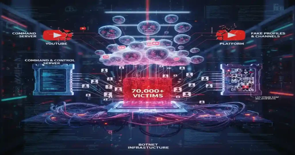 Technical Anatomy of YouTube Impersonation Botnets: 70,000+ Victims