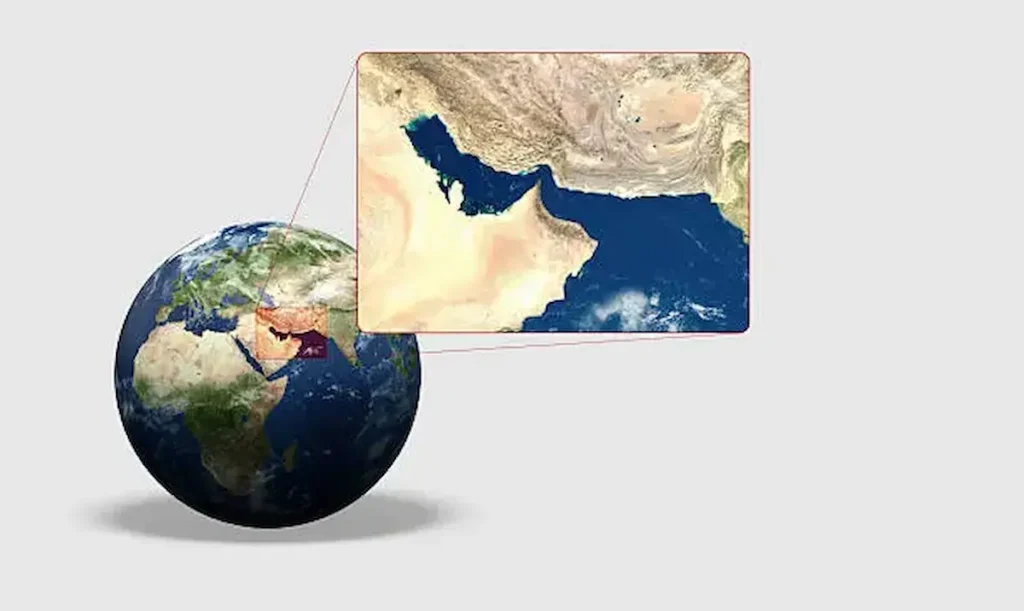Strait of Hormuz. Iranian state media reports at least five people killed
